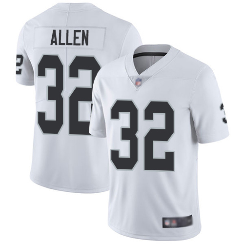 Men Oakland Raiders Limited White Marcus Allen Road Jersey NFL Football #32 Vapor Untouchable Jersey->nfl t-shirts->Sports Accessory